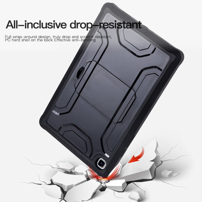 Full Protection Tablet Case for Samsung Galaxy Tab A7 10.4 (2020), Kickstand PC + TPU Cover with PET Screen Film Full Protection Tablet Case for Samsung Galaxy Tab A7 10.4 (2020), Kickstand PC + TPU Cover with PET Screen Film